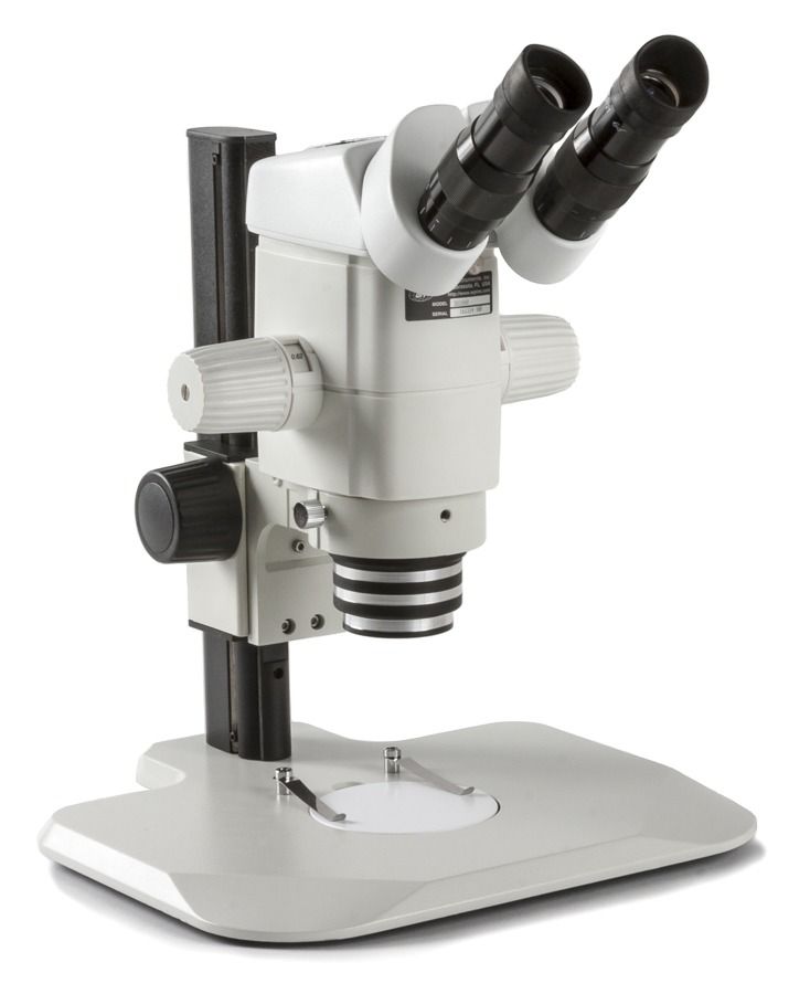 Precision Stereo Zoom Binocular Microscope (IV) on Track Stand