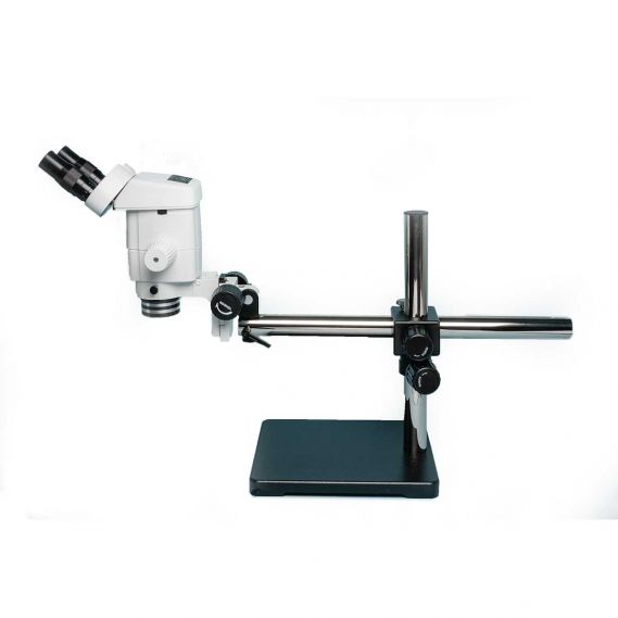 Precision Stereo Zoom Binocular Microscope (IV) on Boom Stand