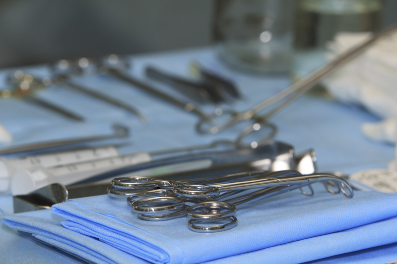 instruments in the OR