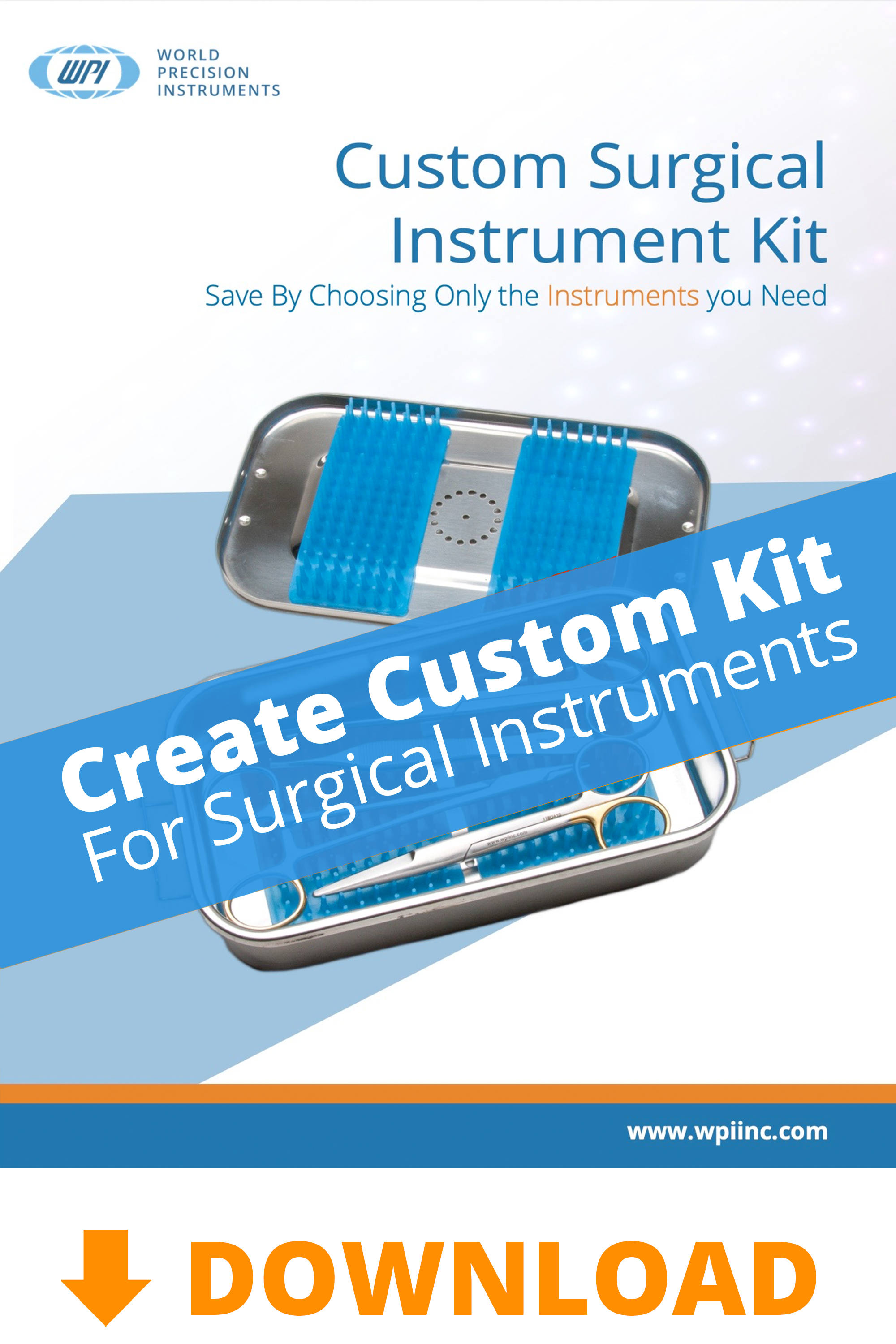 Download the brochure to see how easy it is to customize a surgical instrument kit