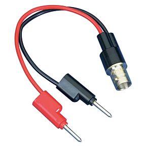 ADAPTER CABLE 2MM PINS TO BNC FEMALE