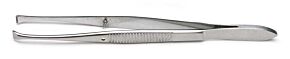 Graefe Fixation Forceps, 11.5cm, 5x5 Teeth, 4mm Tip