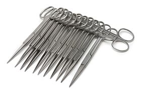 Operating Scissors, 14 cm, 12-pack, Disposable