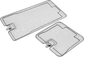 Lids for Perforated Sterilization Baskets, Double Frame