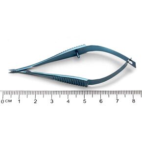 WPI Vannas Spring Scissors, 8 cm Long, 3mm Tip, Titanium