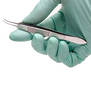 TROUTMAN TYING FORCEPS, 10cm, CURVED