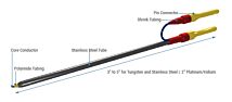Tungsten Concentric Bipolar Microelectrode w/o insulation