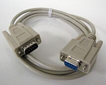 CABLE DB9M TO DB9F 2M NULL MODEM