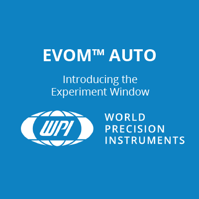 VIDEO: EVOM™ Auto, Introducing the Experiment Screen